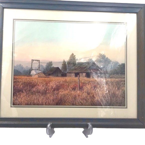 Farmhouse Picture Framed by Gene Speck - Picture 1 of 5